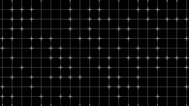 graph overlay  background ,grid pattern and plus symbol looping