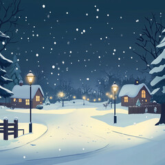 winter landscape with a house christmas snow xmas