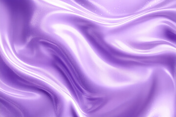 Obraz premium Smooth Flowing Lavender Satin Fabric Texture Background