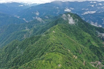 Naklejka premium India's Forested Mountains and Hills near Malegaon Acharya