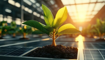 Explore the future of farming with our bright solar-powered agricultural greenhouses, showcasing innovative energy grids and eco-resources Discover the potential of sustainable farming practices