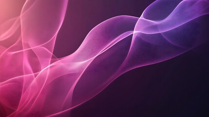 Obraz premium Abstract Pink and Purple Wave Forms Design