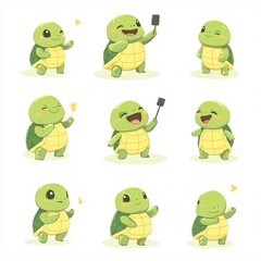 Obraz premium set of funny cartoon 