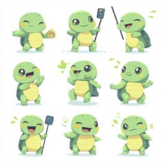 Obraz premium set of cartoon 