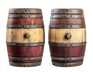 Fototapeta premium barrel isolated on white