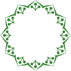 Beautiful flower art and mandala vector design