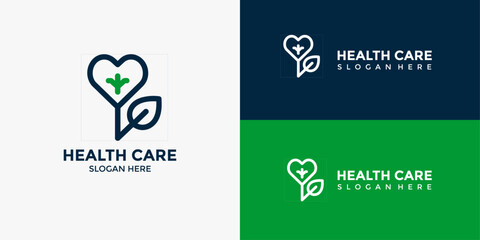 health care logo logo, icon, business, vector, design, symbol, eco, illustration, sign, heart, green, leaf, concept, company, tree, nature, card, text, health care logo