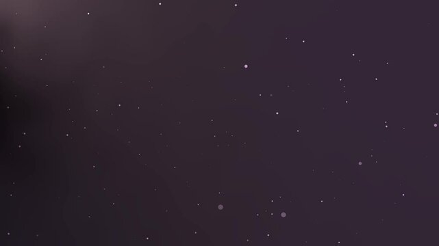 Abstract background with faint wavy patterns, scattered star-like dots, and a calming gradient of deep purple tones.