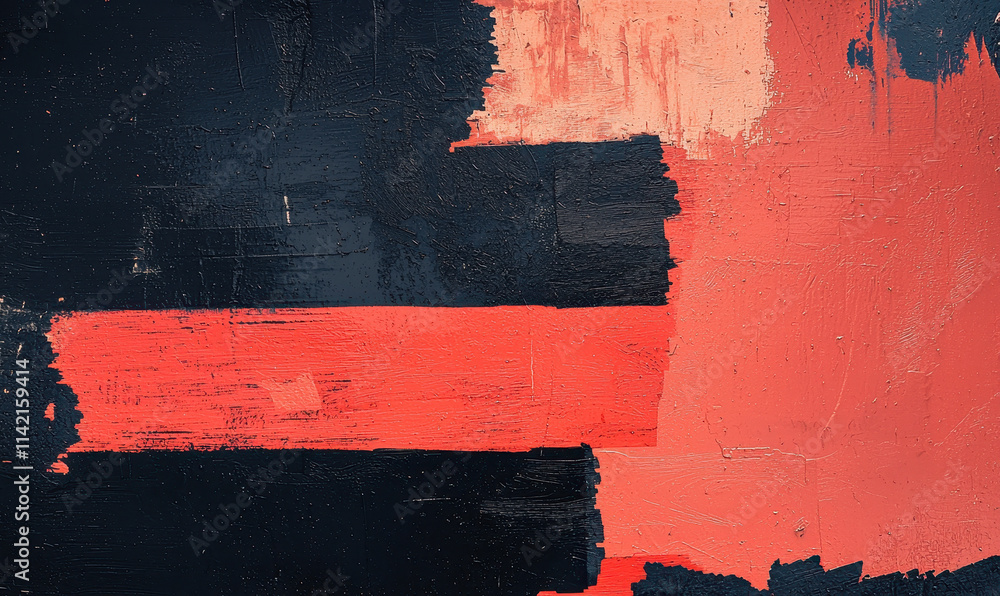 Poster dynamic abstract art with bold textures and vibrant contrasts on canvas for creative design inspirat