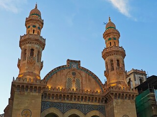 Ketchaoua Mosque in Casbah of Algiers at sunset. UNESCO world heritage in Algeria, North Africa