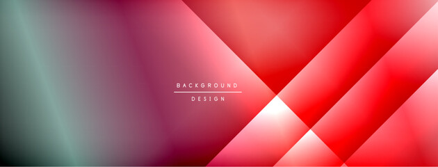 Dynamic shadow lines with gradient colors geometric background