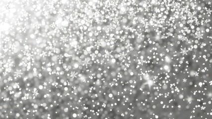 Elegant white & silver glitter confetti, sparkling festive backdrop, flyer,elegant,card