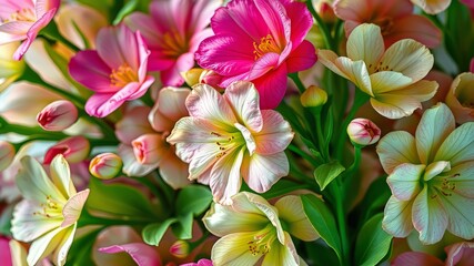 Obraz premium Floral Seamless Pattern - Bright & Bold Design