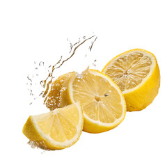 lemon slice in water