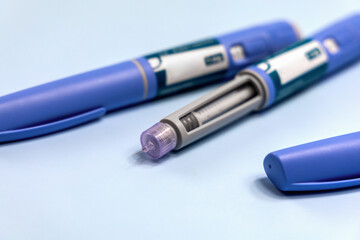 Ozempic Insulin injection pen or insulin cartridge pen for diabetics and weight loss.