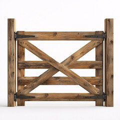 a wooden gate