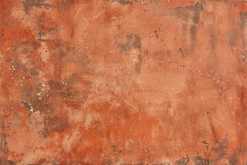 Photo of Old ancient orange plaster wall. Background texture for backdrops or mapping