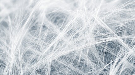 Fototapeta premium Abstract Texture Of Intertwined White Fibers