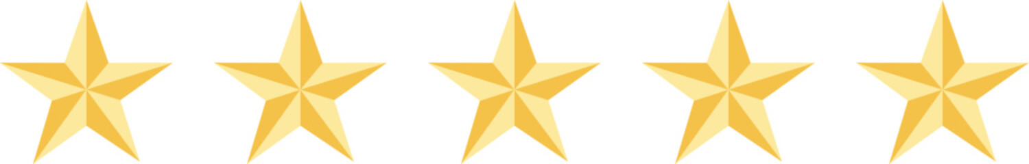 Obraz premium Five stars testimonial product rating flat black edgy icon for apps, UI, template and websites. Product Quality, Feedback, Customer review. review service, satisfaction. 5 score.