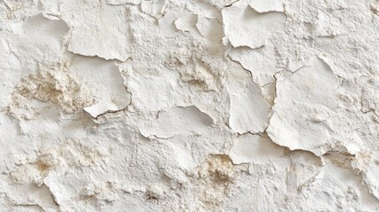 Fototapeta premium White Wall Texture With Cracked And Peeling Paint