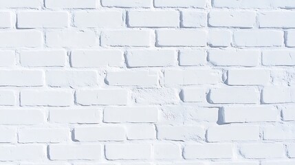 Fototapeta premium Clean and Simple White Brick Wall Background for Modern Design