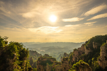 Obraz premium Zhangjiajie scenic area in Hunan Province, China