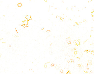 Journey to the Cosmos: Immerse Yourself in a 3D Gold Stars Rainfall