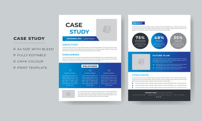 Case Study template and Business Case Study Layout