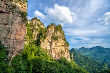 Zhangjiajie scenic area in Hunan Province, China
