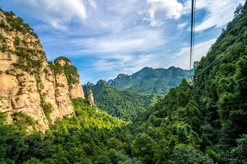Zhangjiajie scenic area in Hunan Province, China