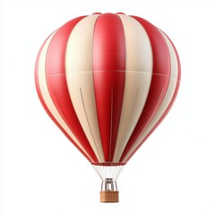 Fototapeta premium Air Balloon isolated on White background