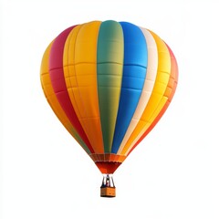 Air Balloon isolated on White background