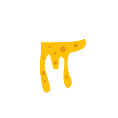 melted cheese vector