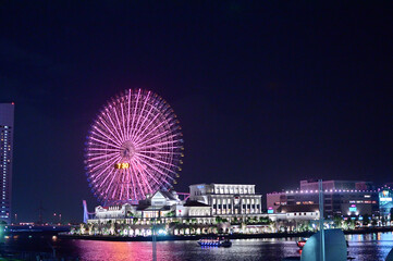 冬の横浜（みなとみらい）の夜景