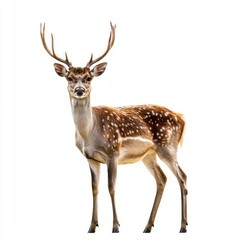 deer isolated on white background