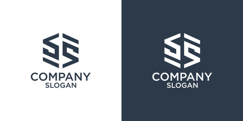 collection of initial S vector design logo templates Very suitable for use in business consulting and technology companies	