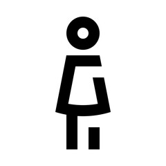 Woman Person Line Icon 