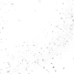 Snowflake Storm: Astonishing 3D Illustration of Descending Festive Snowflakes