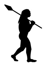 silhouette of a person with a sword