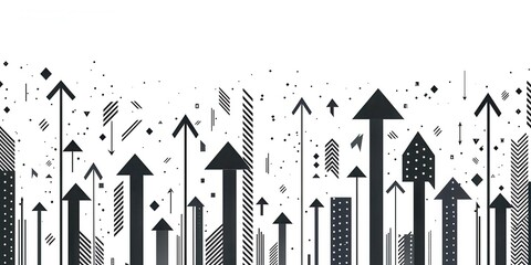 Series of arrows pointing in different directions