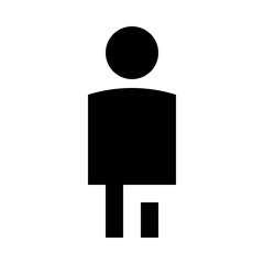 Man Person Solid Icon 