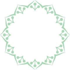 Beautiful flower art and mandala vector design