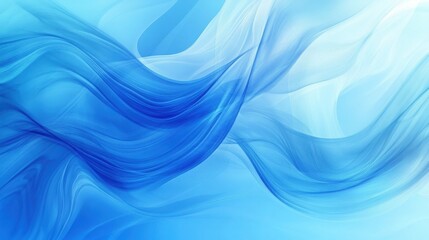 Fototapeta premium Abstract Blue and White Wave Pattern Design