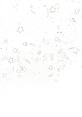 stars gold modern frame in 3d