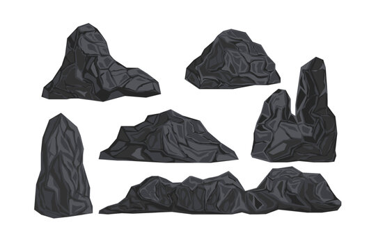 vector stone rock asset pack