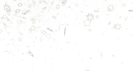 stars gold modern frame in 3d