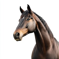Obraz premium horse isolated on white background