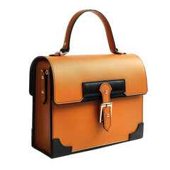 Stylish Handbag Isolated on Transparent Background