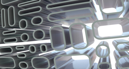 Obraz premium Abstract Low-Poly background. triangulated texture. Design 3d. Polygonal geometrical pattern. Triangular modern style