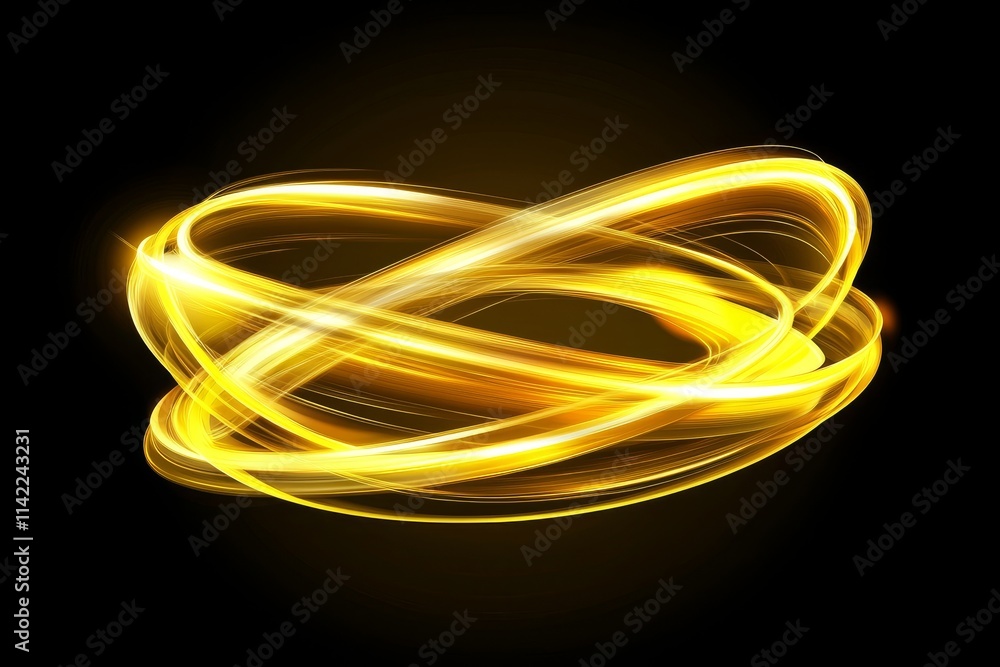Poster lens flare light against a black backdrop. easily add an overlay or screen filter to the image.